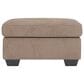 Ashley Triston-Peaks Ottoman in Suede, , large