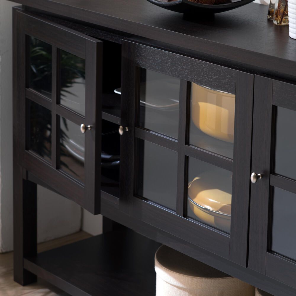 Furniture of America Spence Buffet in Walnut, , large