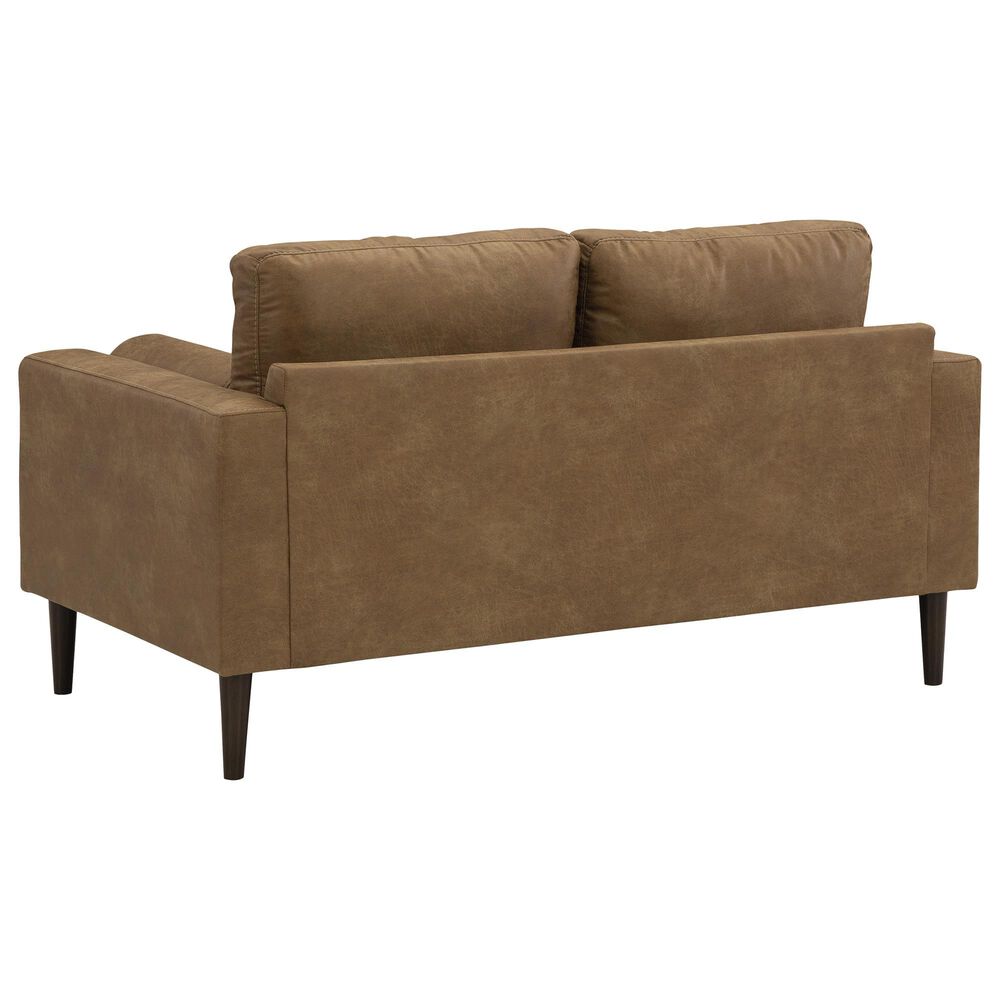 Ashley Telora Stationary Loveseat in Caramel, , large