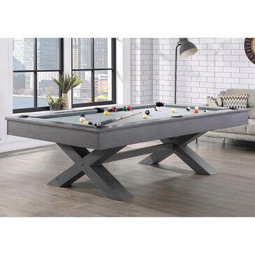 Imperial International Blake 8" Pool Table in Steel Grey, , large