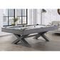 Imperial International Blake 8" Pool Table in Steel Grey, , large