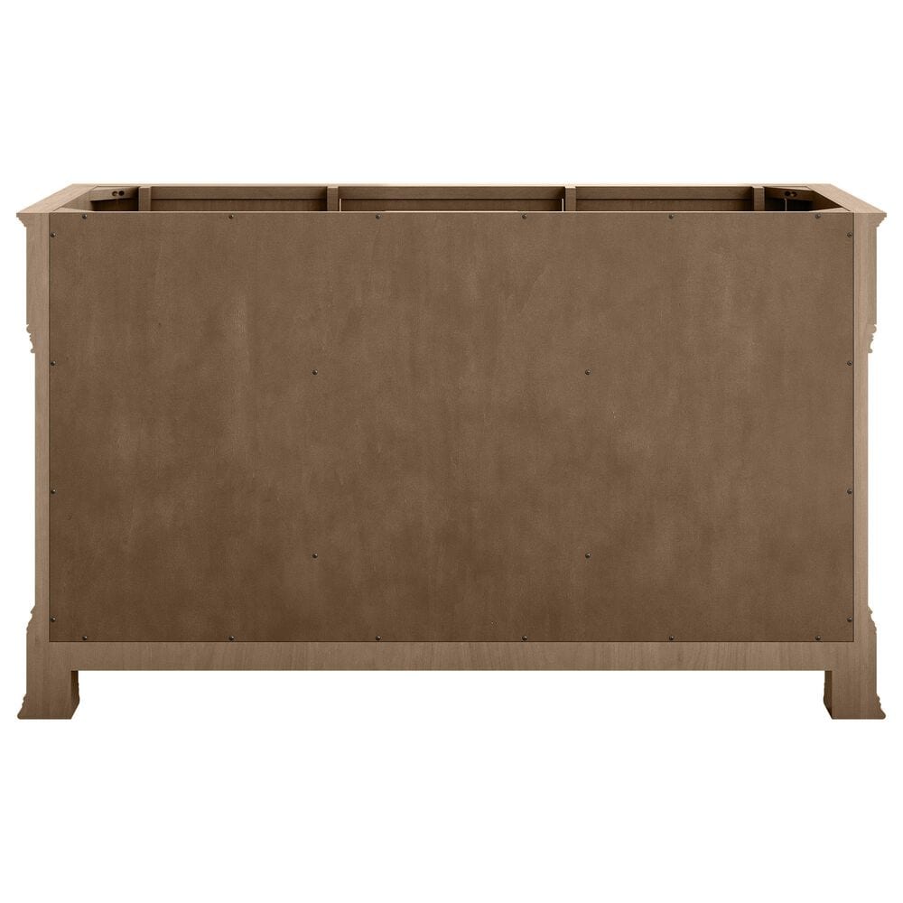 James Martin Vanities Brookfield 60&quot; Double Bathroom Vanity in Pecan with 3 cm White Zeus Quartz Top and Rectangular Sinks, , large