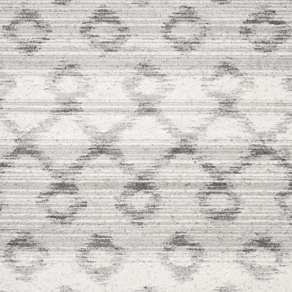 Safavieh Adirondack ADR106P-4SQ 4&#39; x 4&#39;  Silver/Charcoal Square Rug, , large