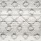 Safavieh Adirondack ADR106P-4SQ 4" x 4"  Silver/Charcoal Square Rug, , large