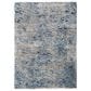 Nourison Dreamy Shag Abstract 9" x 12" Light Blue Area Rug, , large