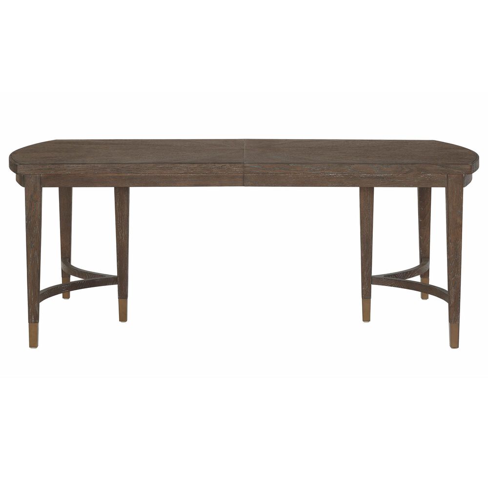 Universal Furniture Montclair and Nico 9-Piece Rectangular Dining Set in Cocoa and Smoked Gold, , large