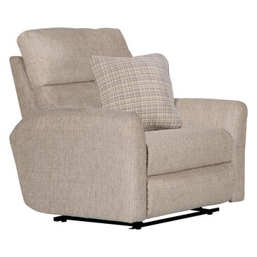 Catnapper McPherson Power Lay Flat Recliner in Buff, , large