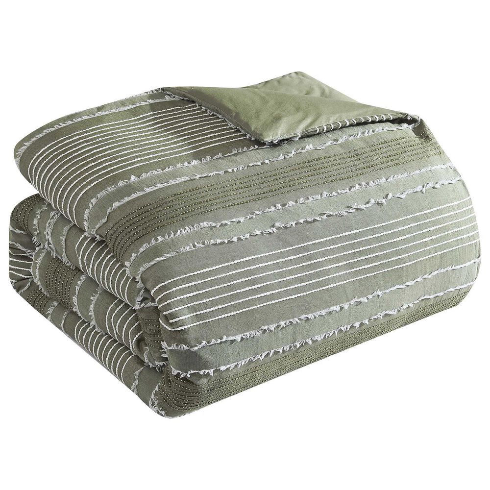 Hallmart Collectibles Hattie 5-Piece Queen Comforter Set in Sage, , large