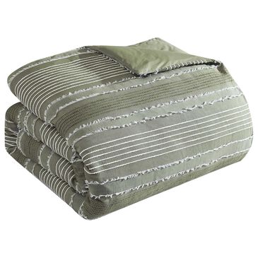 Hallmart Collectibles Hattie 5-Piece Queen Comforter Set in Sage, , large