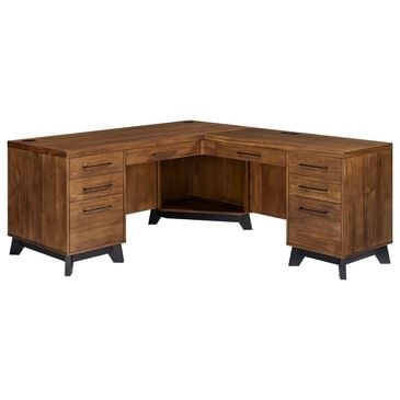 Wycliff Bay PEDASTAL L-DESK, , large