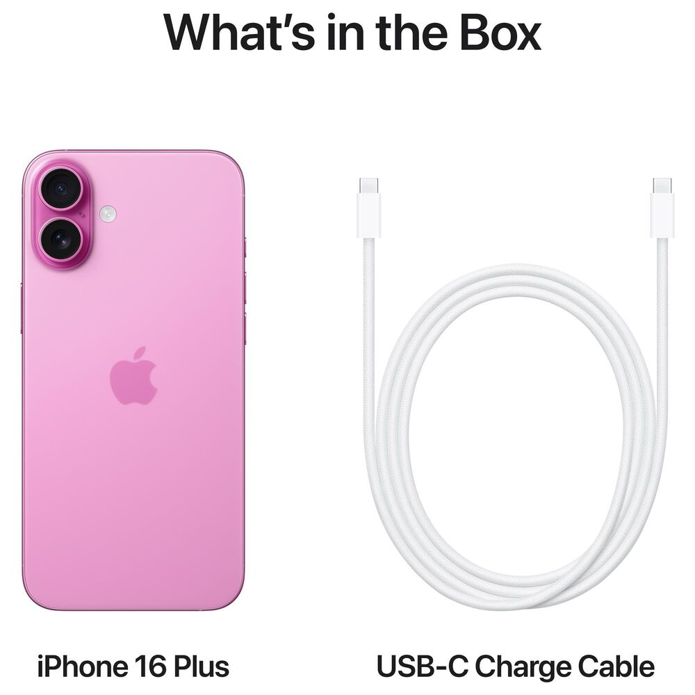 Apple iPhone 16 Plus 128GB in Pink, , large