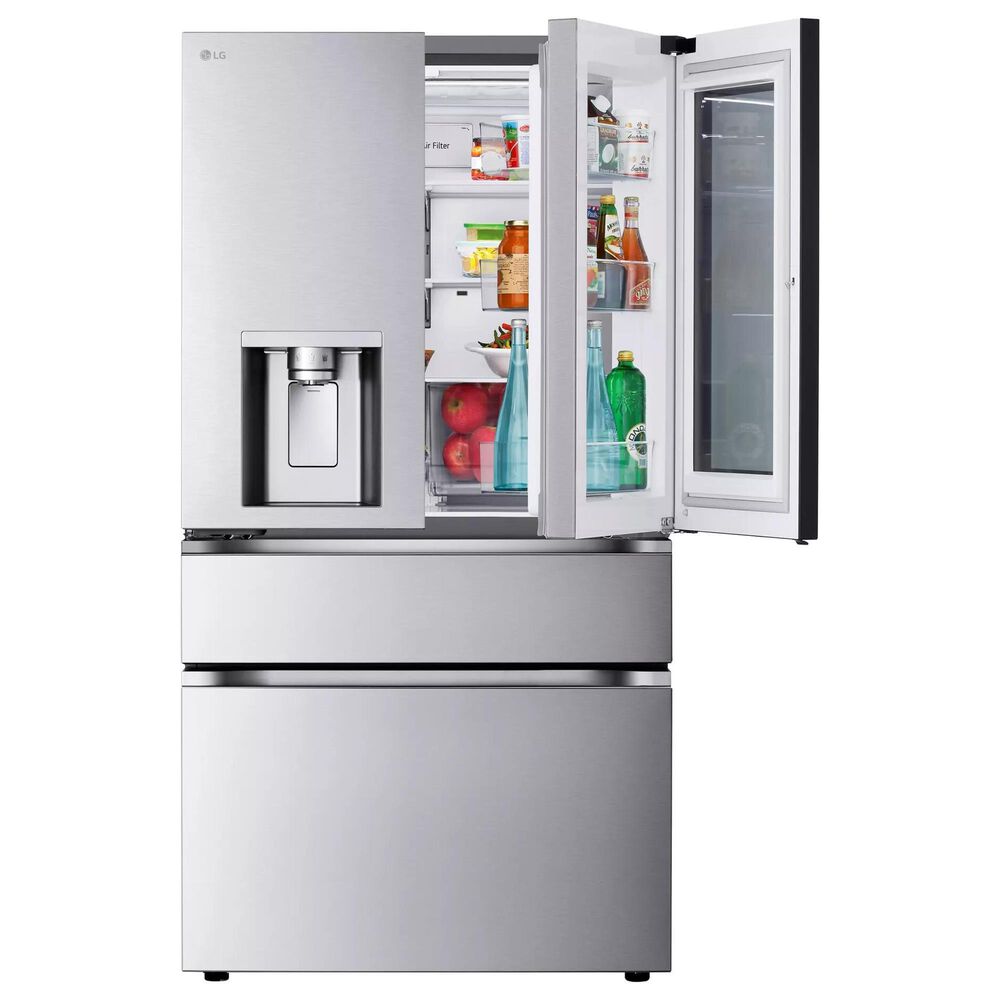 LG 29 Cu. Ft. Smart Standard-Depth Max French Door Refrigerator in PrintProof Stainless Steel, , large