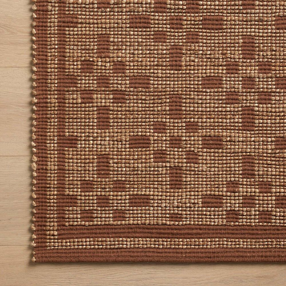 Chris Loves Julia x Loloi Judy 3&#39;6&quot; x 5&#39;6&quot; Natural and Spice Area Rug, , large