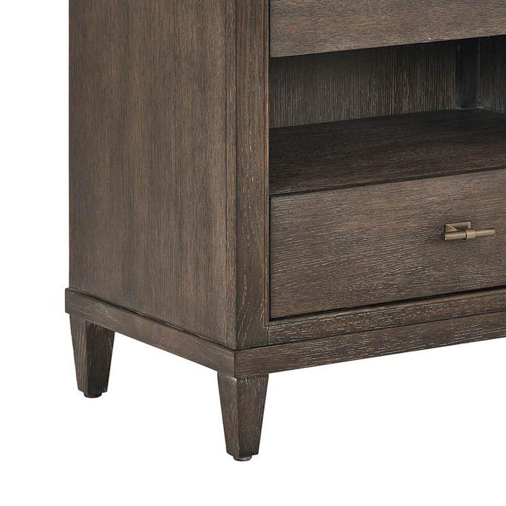 Furniture Worldwide Montclair Cocoa 2-Drawer Nightstand in Medium Brown, , large