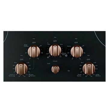 Cafe Electric Cooktop Knob in Brushed Bronze, , large