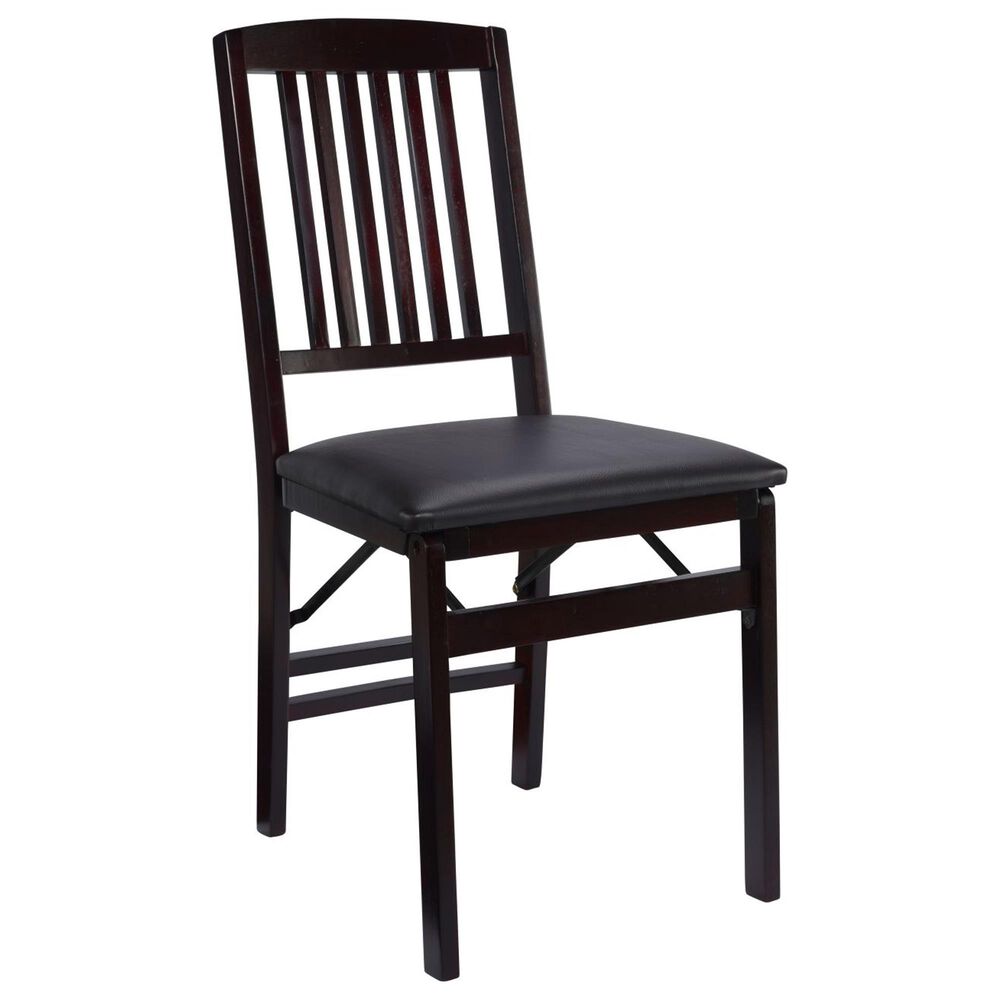 Linden Boulevard Triena Folding Chair in Espresso, , large