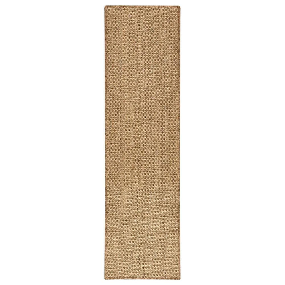 Nourison Courtyard Jute 2&#39; x 6&#39; Indoor/Outdoor Runner, , large