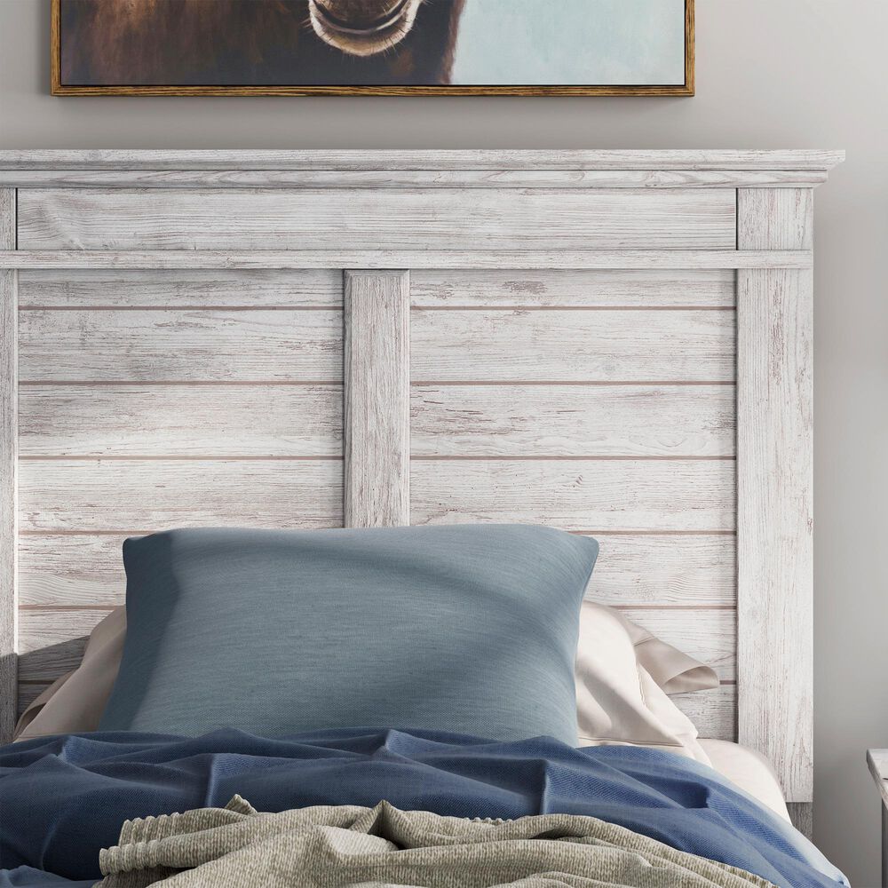 Ashley Makidern 2 Piece Twin Storage Bedroom Set with Four Drawers in Whitewash, , large