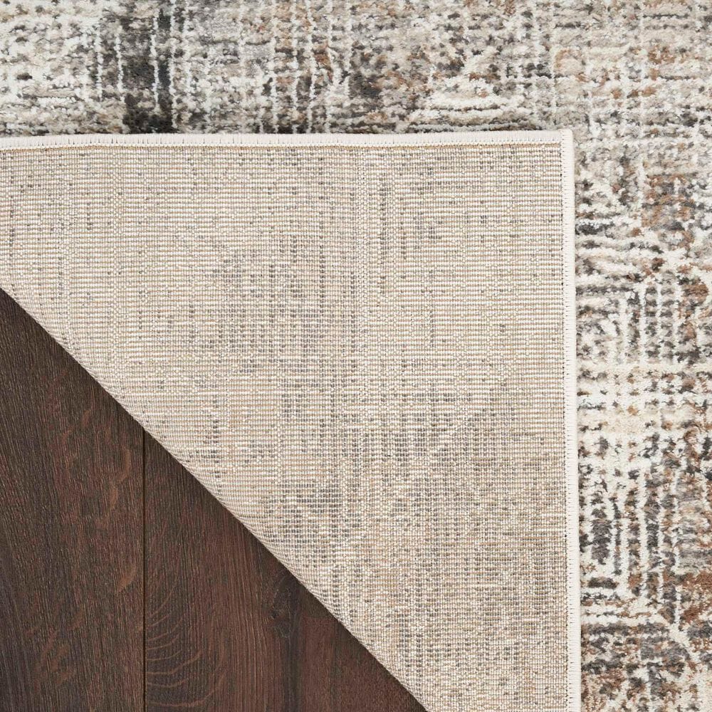 Nourison Sustainable Trends 5&#39;3&quot; x 7&#39;3&quot; Ivory and Multicolor Area Rug, , large