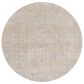 Surya Masterpiece Light Gray, Medium Gray and Ice Blue 6"7" Round Area Rug, , large
