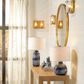 Splendor Living Glenhurst Table Lamp in Blue and White, , large