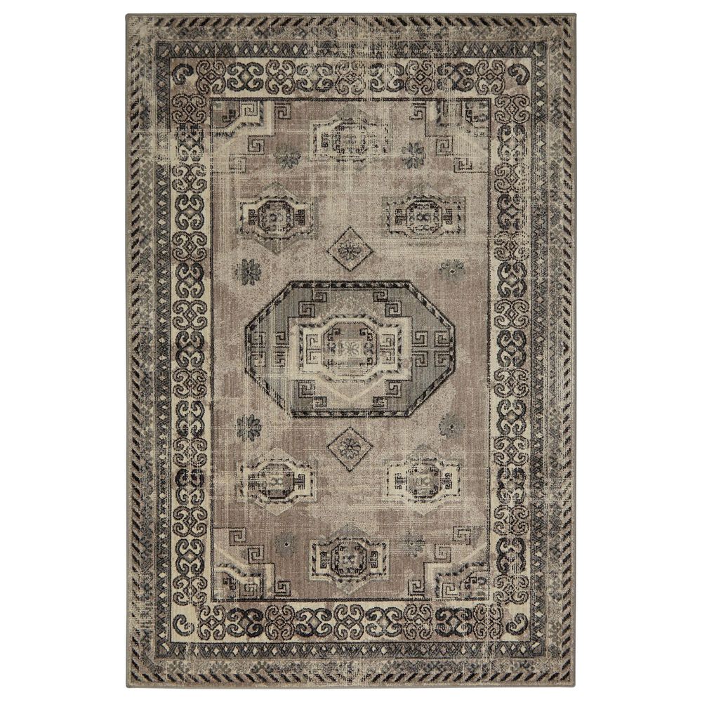 Karastan Studio 91925 5'3" x 7'10" Gray Area Rug, , large