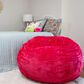 Bean Bag Nest Chairs Queen Plush Bean Bag in Fuschia, , large