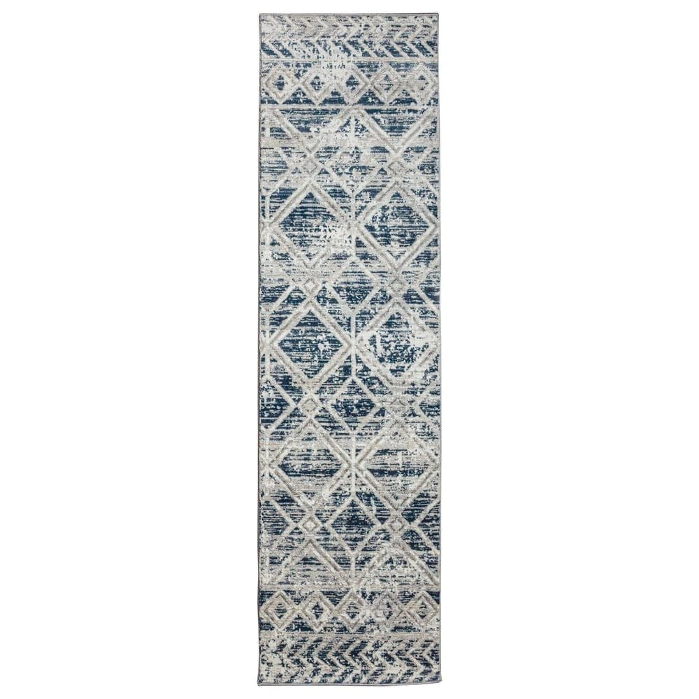 Radici USA Livigno Southwestern 2"2" x 7"7" Blue Area Rug, , large