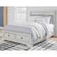 Ashley Robbinsdale Full Storage Sleigh Bed in Antique White, , large