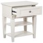 Nicolette Home Willowbrook 1-Drawer Nightstand in Egg Shell White, , large