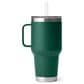 YETI Rambler 35 Oz Straw Mug with Straw Lid in Black Forest Green, , large