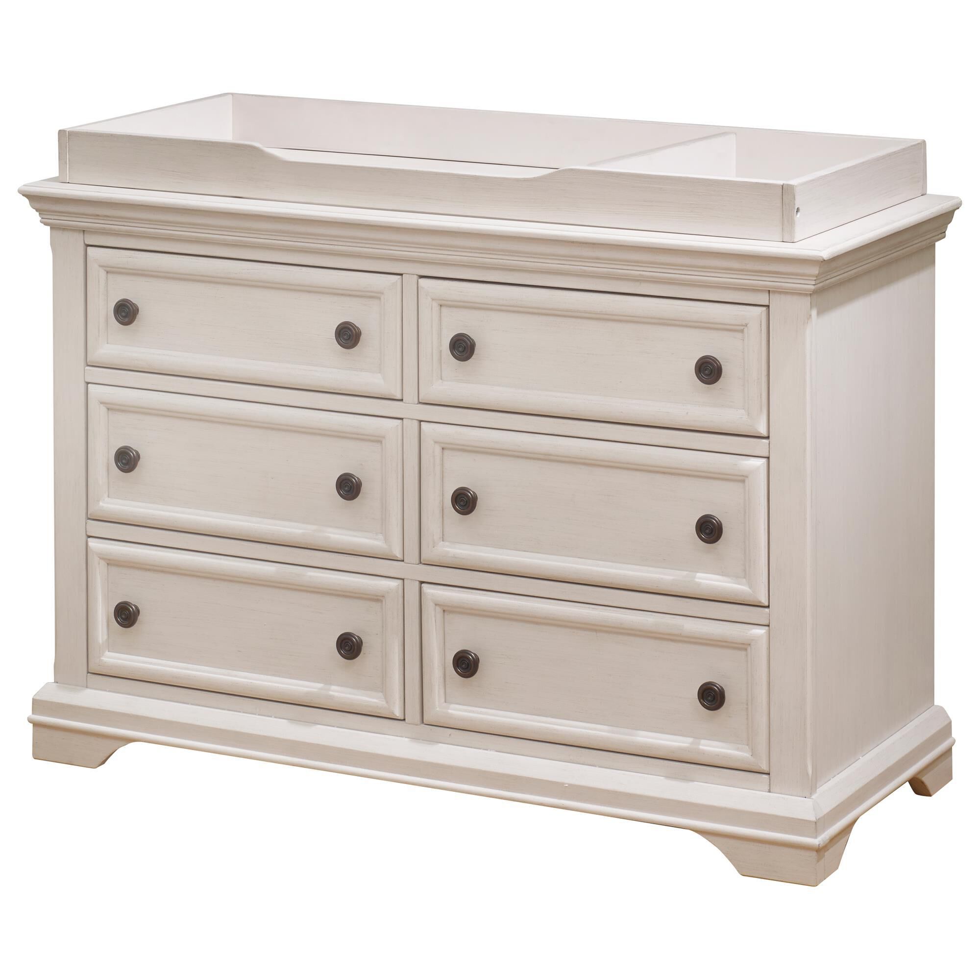 Sorelle 46 Topper for Double Dresser in Weathered Gray NFM