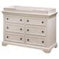 Sorelle 46" Topper for Double Dresser in Brushed Ivory, , large