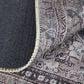 Feizy Percy 4" x 6" Charcoal and Ivory Area Rug, , large