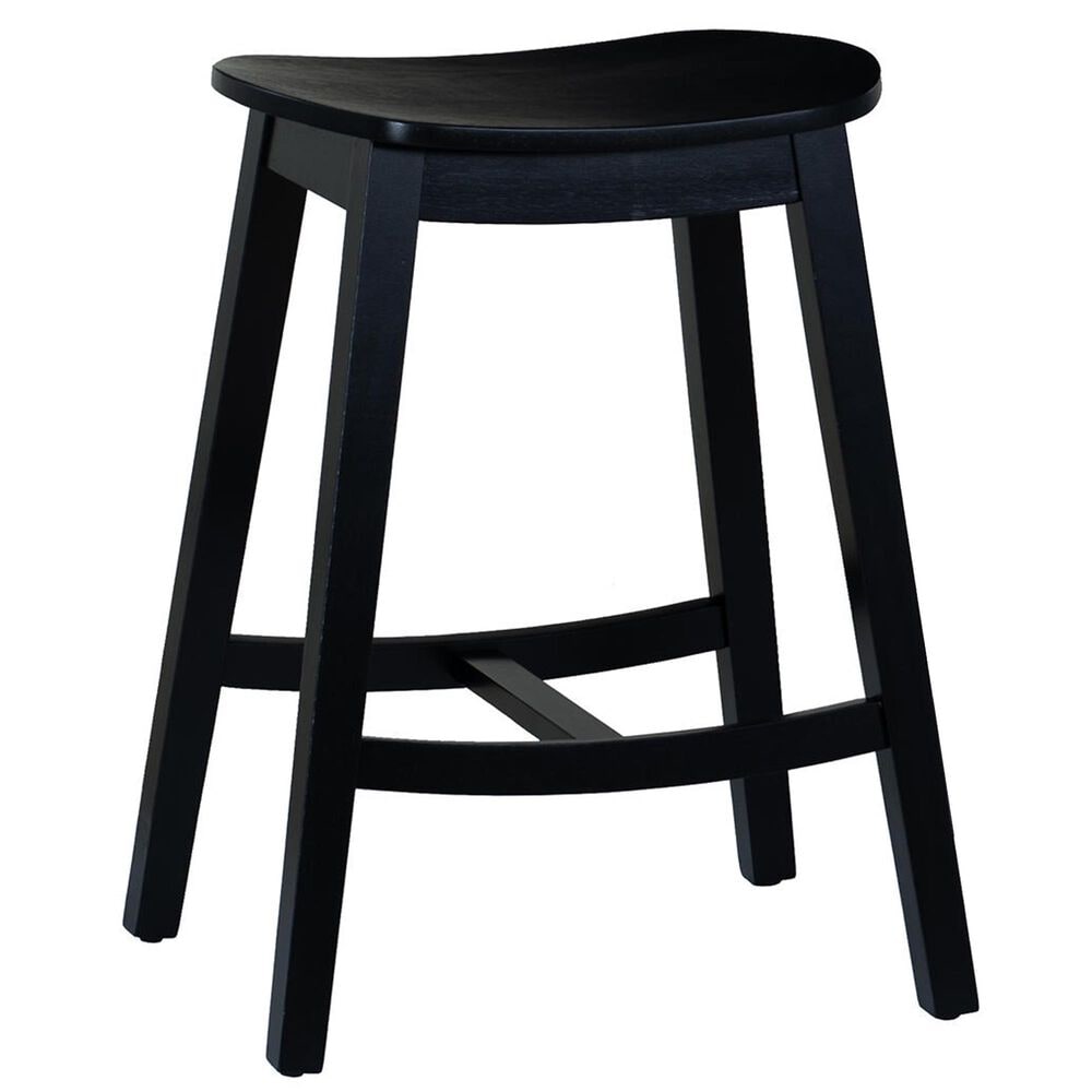 Linden Boulevard Culver 26" Counter Stool in Black, , large