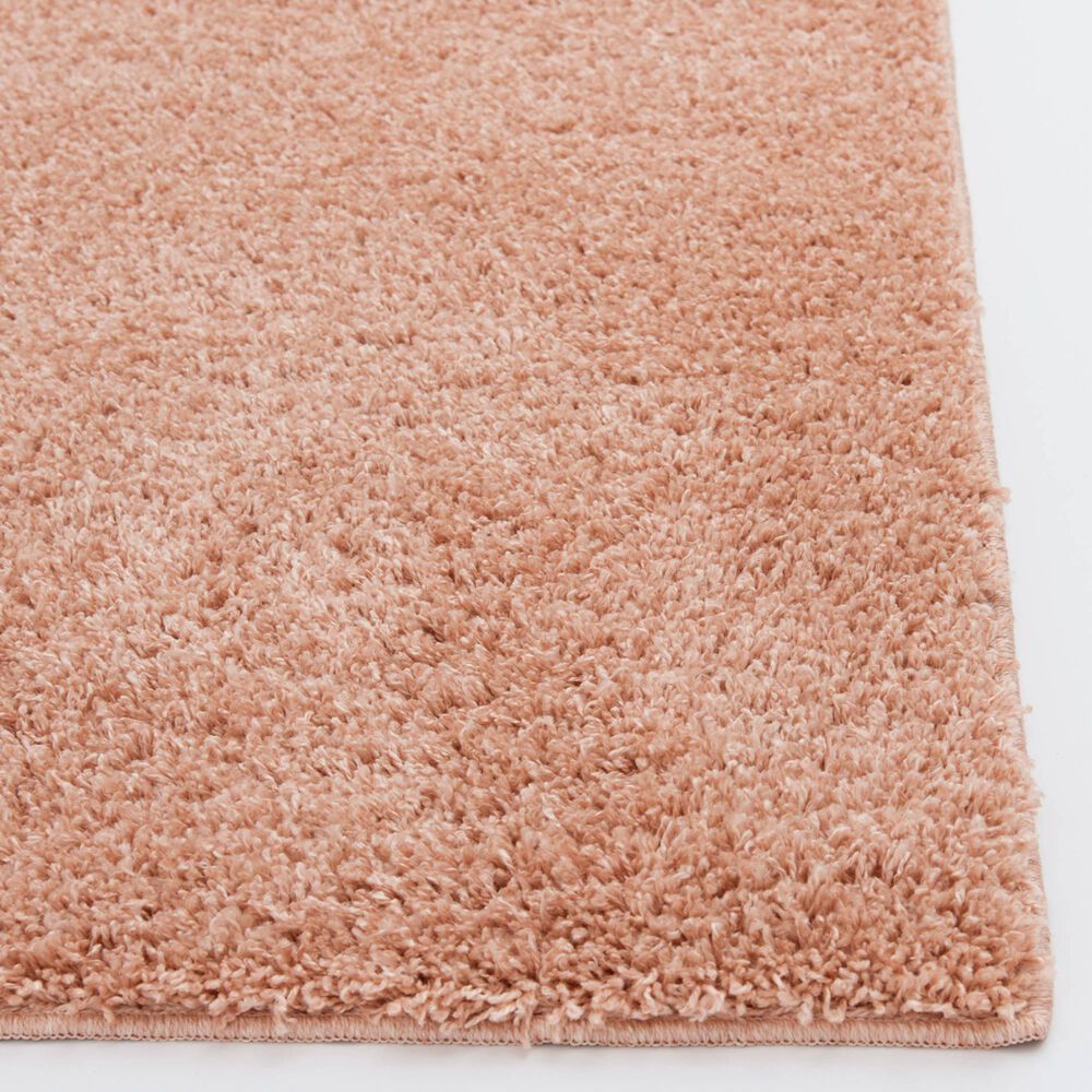 Central Oriental Geneva Shag 5&#39; x 7&#39; Blush Area Rug, , large