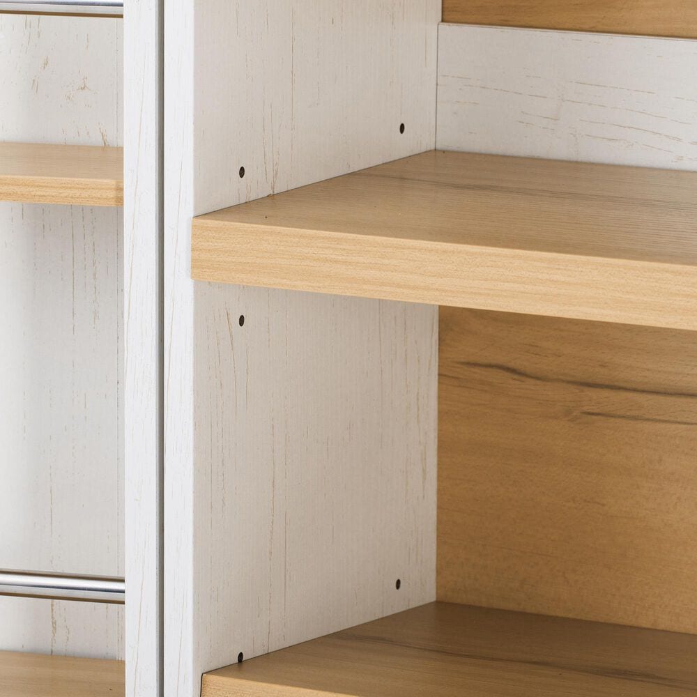 HOMLUX HOMLUX 78.2" Tall Farmhouse Kitchen Pantry Cabinet with 8 Door Shelves, Storage Cabinet with 3 Adjustable Shelves, 3 Large Drawers, Versatile Cupboard for Kitchen, Dining &amp; Bathroom, Retro White, , large