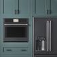 Cafe 2-Piece Kitchen Package with Matte Black 30" Smart Built-In Convection Single Wall Oven and Stainless Steel 36" Gas Cooktop, , large