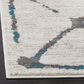 Safavieh Skyler SKY197D 2" x 6" Ivory and Blue Runner, , large