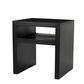 Jofran Dev 1-Shelf End Table in Black, , large