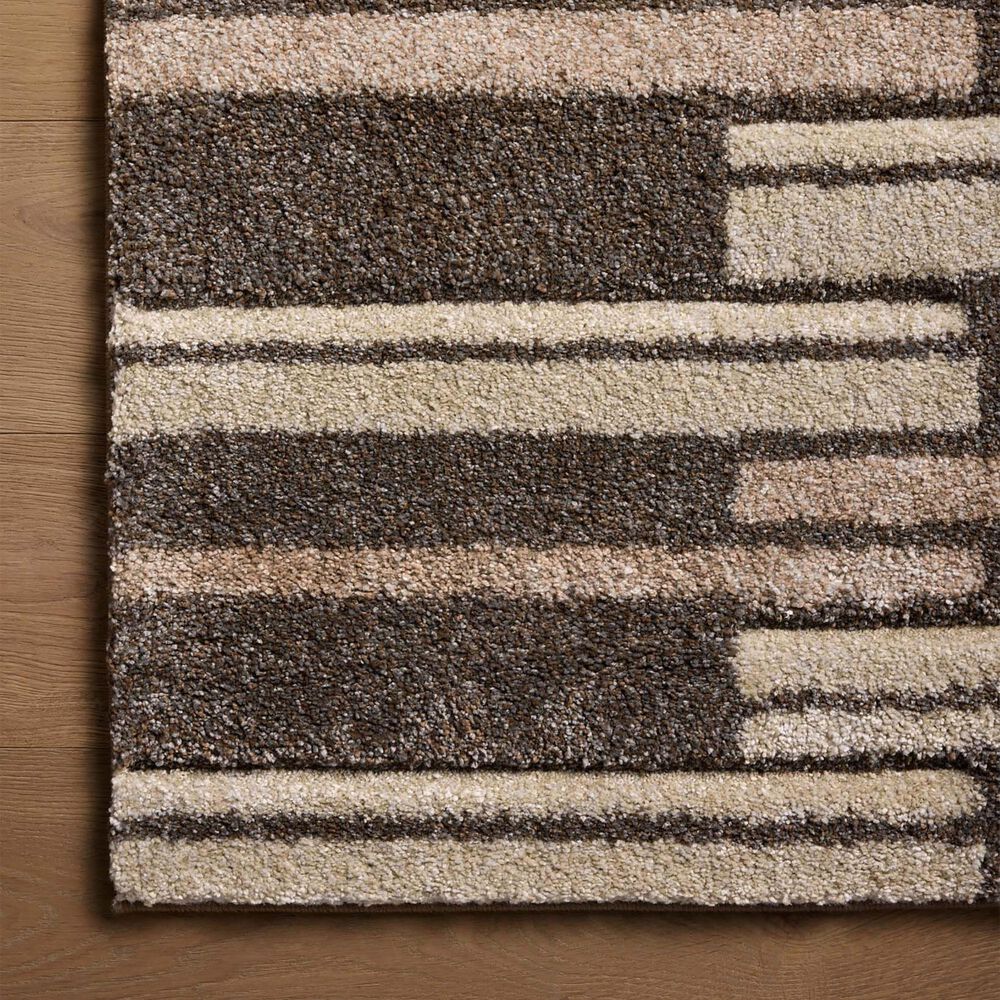 Loloi Silas 2&#39;7&quot; x 4&#39; Mocha and Champagne Area Rug, , large