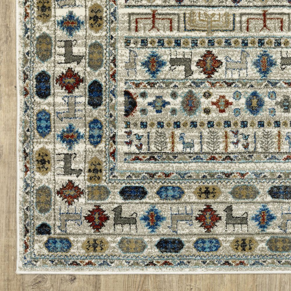 Oriental Weavers Venice 2&#39;3&quot; x 7&#39;6&quot; Ivory and Multicolor Runner, , large