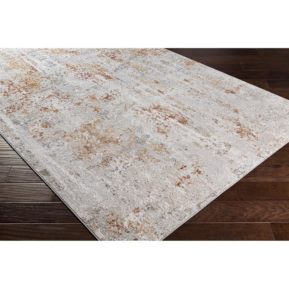 Surya Carmel 5&#39; x 7&#39;3&quot; Camel, Clay, Mustard and Aqua Area Rug, , large