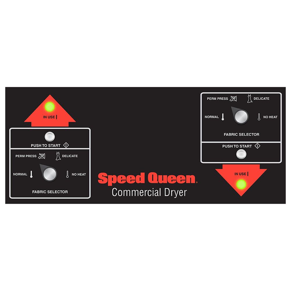 Speed Queen 14 Cu. Ft. Commercial Electric Stack Dryers in White, , large