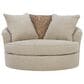 Ashley Steelwater Retreat Oversized Swivel Accent Chair in Latte, , large