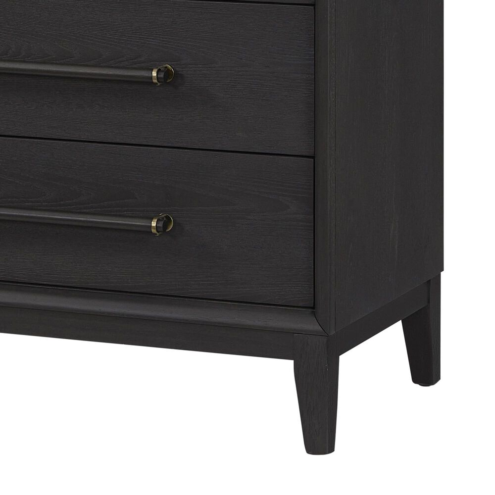 Sterling Timber Elure 5-Drawer Chest with Bar Pulls in Peppercorn, , large