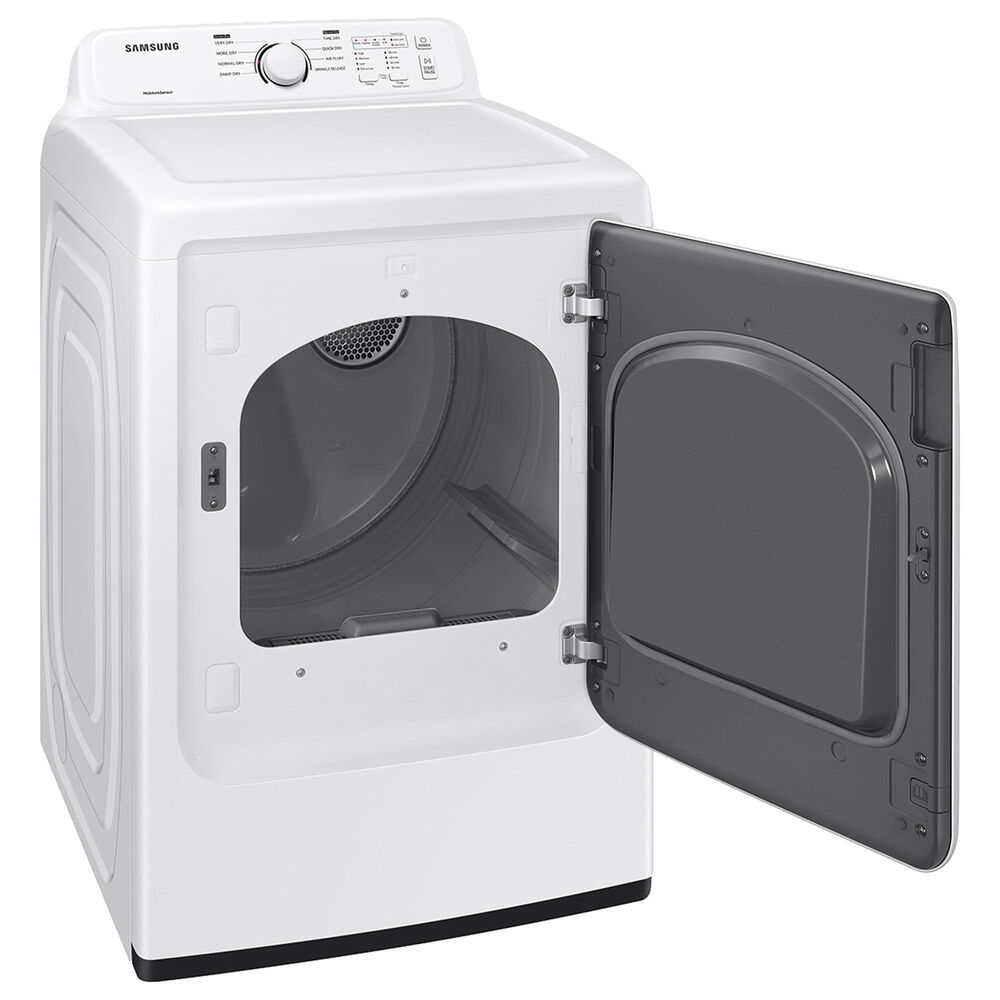 Samsung 7.2 Cu. Ft. Electric Dryer with Sensor Dry and 8 Drying Cycles in White, , large