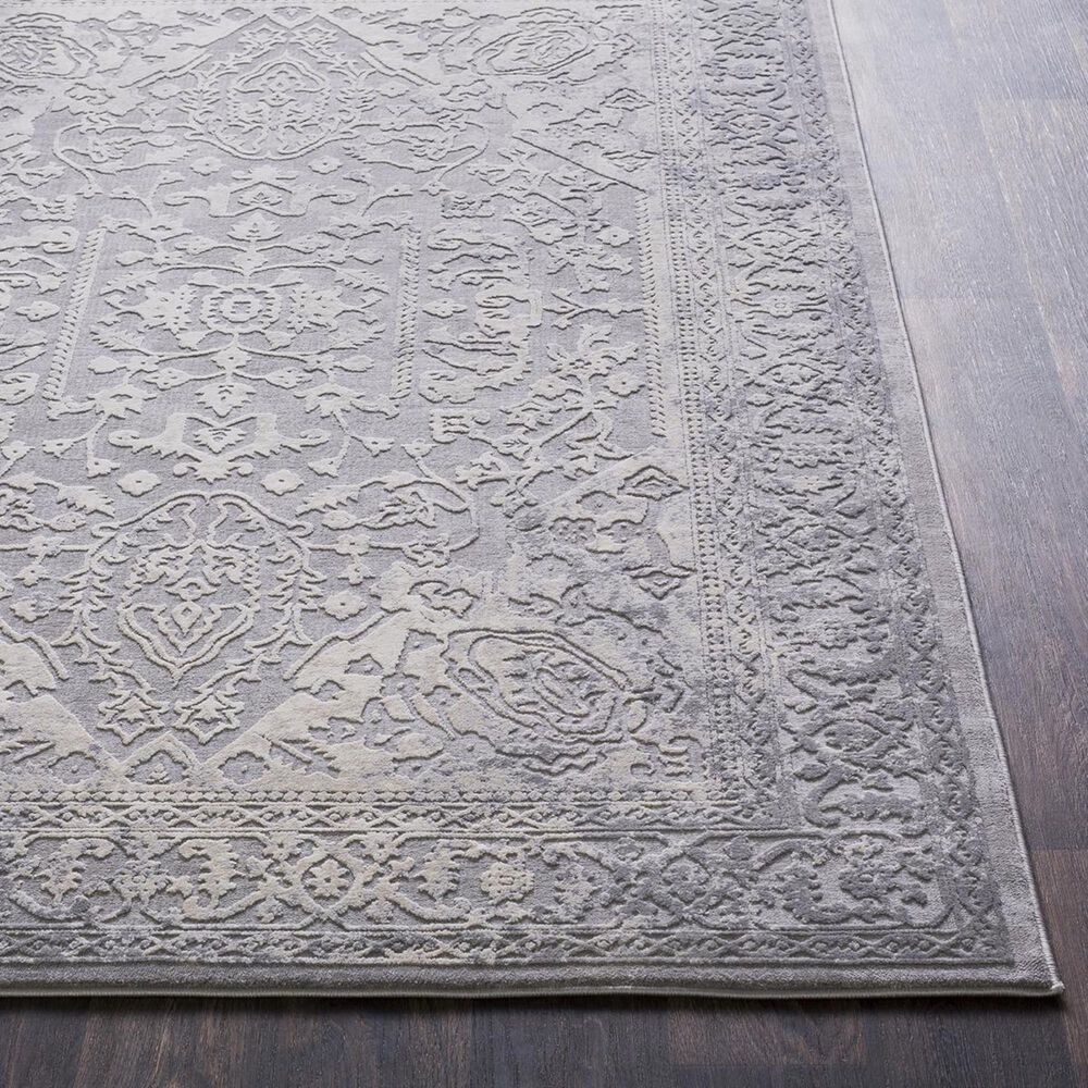 Surya Tibetan TBT-2300 5&#39;3&quot; x 7&#39;6&quot; Charcoal, Ivory and Khaki Area Rug, , large