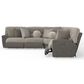 Catnapper Rendezvous 5-Piece Power Reclining Symmetrical Sectional in Slate and Fawn, , large