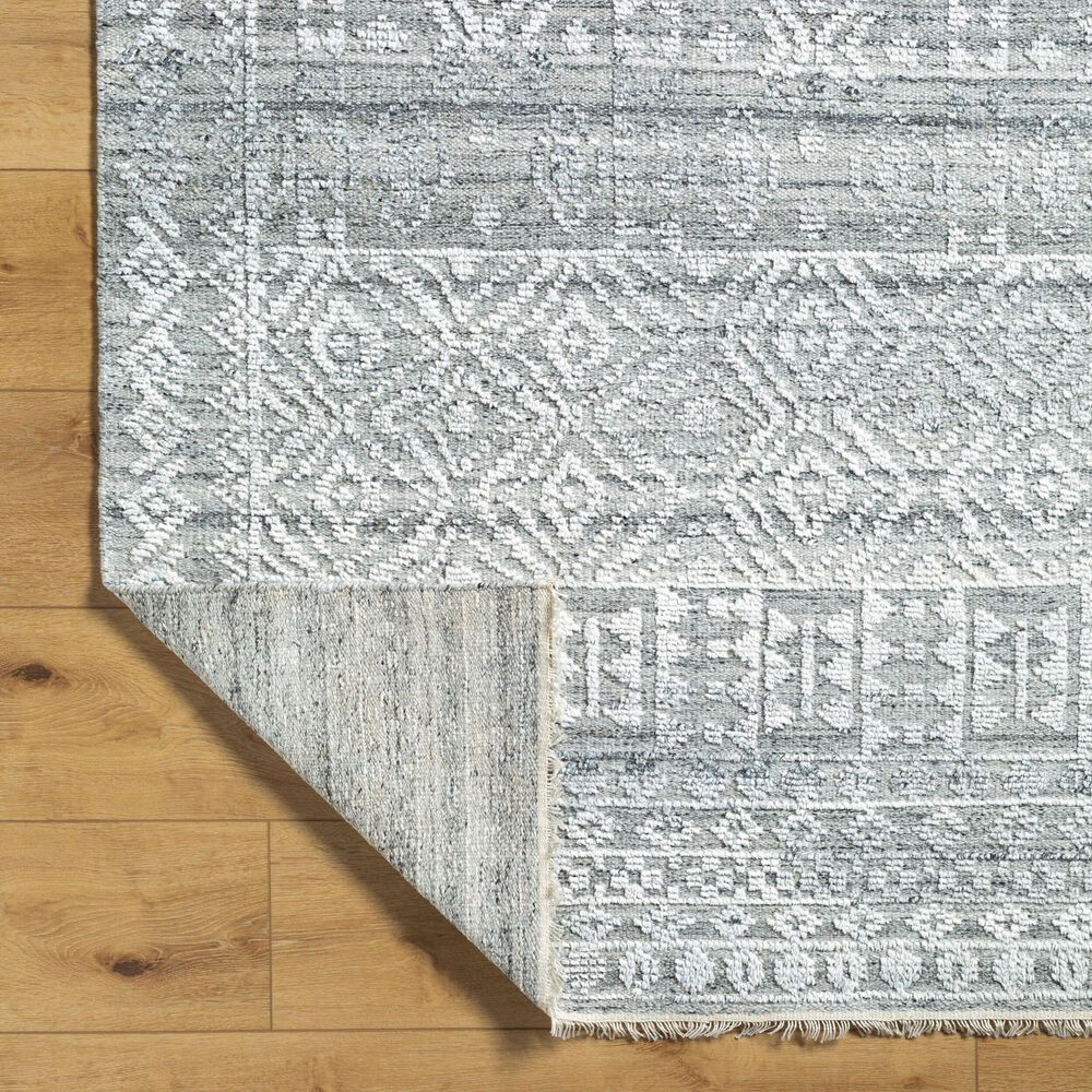 Surya Pompei Charcoal, Black, White, Light Slate, Beige and Teal 10&#39; x 14&#39; Area Rug, , large